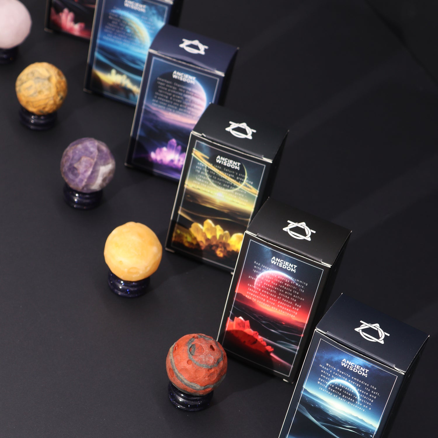 Gemstone Planets on a Solar Goldstone Stand